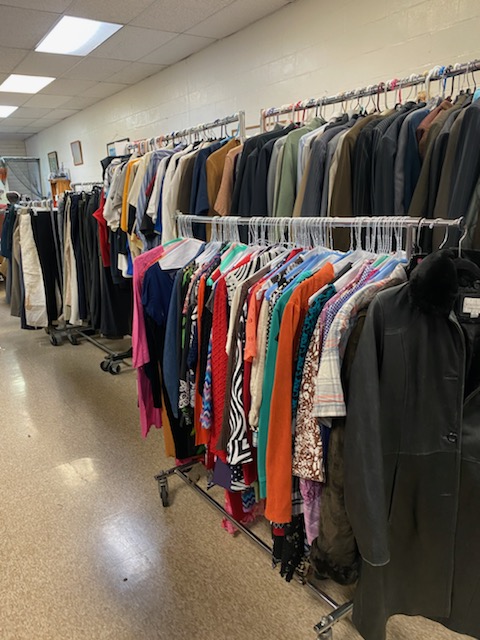 clothes in calexico thrift store